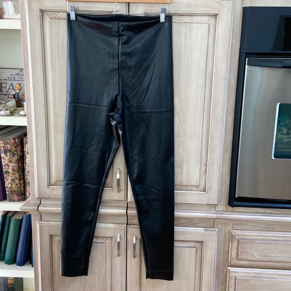 Joie faux leather legging black sz L